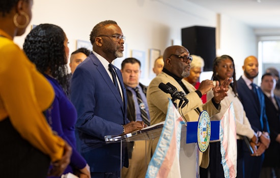 Chicago Mayor Brandon Johnson Unites with LGBTQ+ Leaders to Honor Transgender Awareness Week