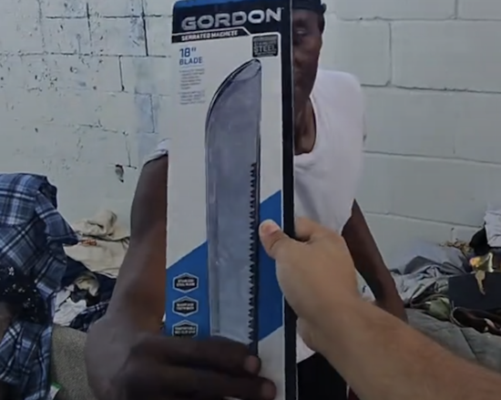 Chicago TikToker Hands Out Machetes to Homeless, Sparks Outrage in Bizarre Viral Video Stunt