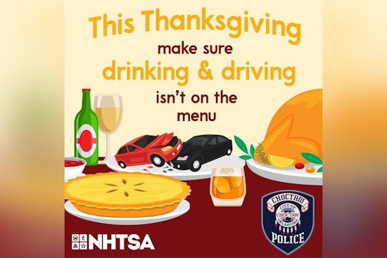 Choctaw Police Warn Against Drunk Driving with Witty Thanksgiving Post