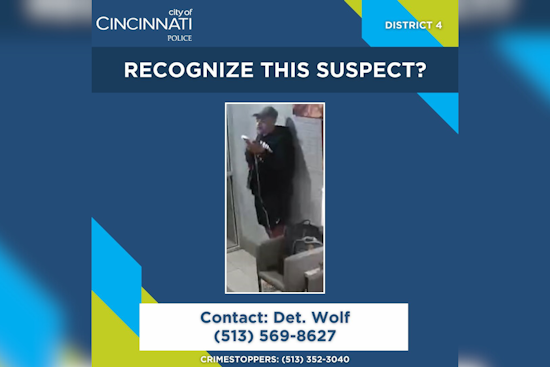 Cincinnati Police Seek Assistance in Identifying Suspect in Package Theft on Burnet Ave