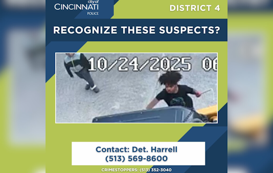 Cincinnati Police Seek Community Help to Identify Suspects in Estecreek Rd Vandalism Case