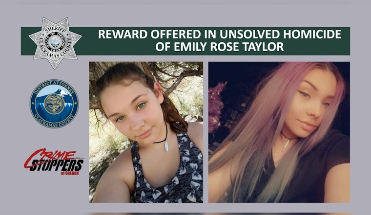 Clackamas County Sheriff Issues Fresh Appeal for Tips in 2023 Unsolved Homicide of Emily Rose Taylor in Estacada