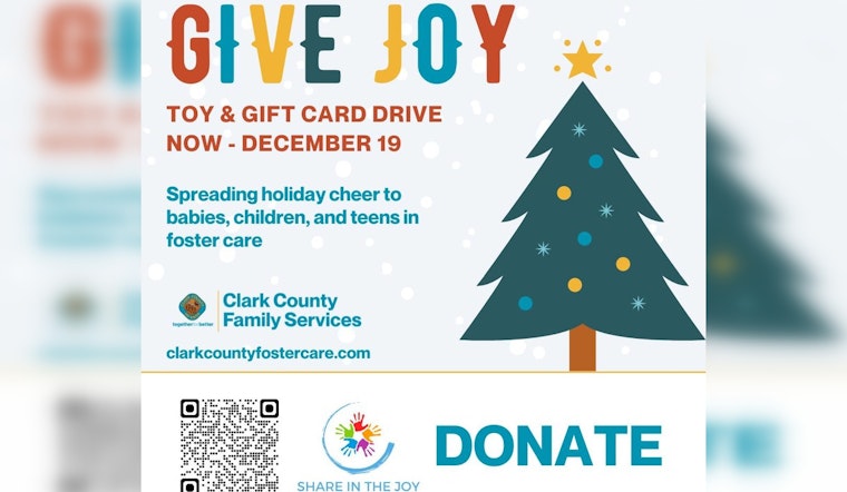 Clark County Family Services Spearheads 'GIVE JOY' Drive for Children in Foster Care This Holiday Season