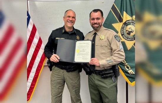 Clark County Sheriff's Office Promotes Rocky Futrell to Sergeant, Recognizes Dedication to Technological Advancement in Law Enforcement