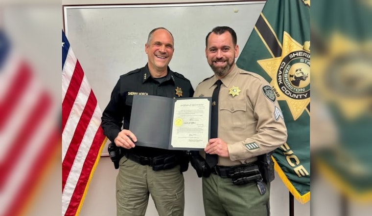 Clark County Sheriff's Office Promotes Rocky Futrell to Sergeant, Recognizes Dedication to Technological Advancement in Law Enforcement