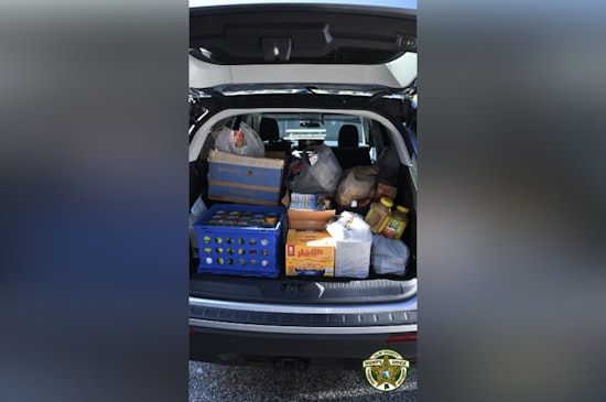 Clay County Sheriff's Deputies Deliver 497 Pounds of Food to Green Cove Springs Pantry Ahead of Thanksgiving