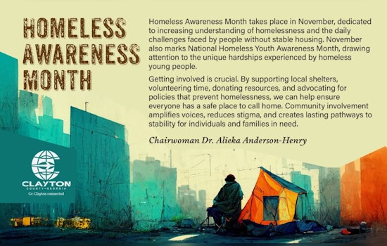 Clayton County Chairwoman Advocates Community Action During Homeless Awareness Month