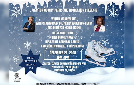 Clayton County Invites Community to Celebrate at Winter Wonderland Event on December 20th