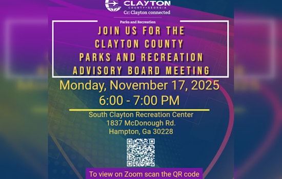 Clayton County Invites Residents to Engage in Parks and Recreation Advisory Board Meeting in Jonesboro
