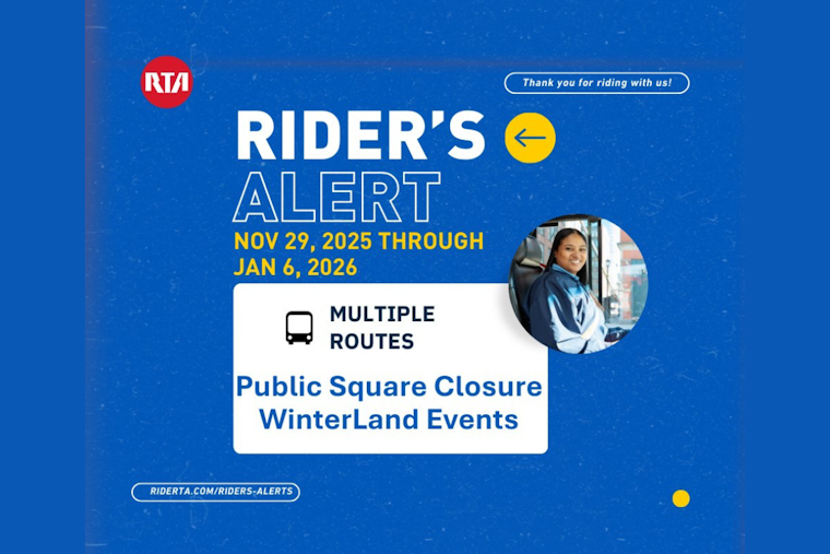 Cleveland RTA Announces Bus Reroutes During WinterLand Festival in Public Square