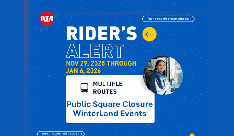 Cleveland RTA Announces Bus Reroutes During WinterLand Festival in Public Square