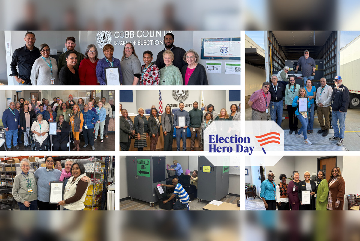 Cobb County Celebrates Unsung Heroes with Election Hero Day