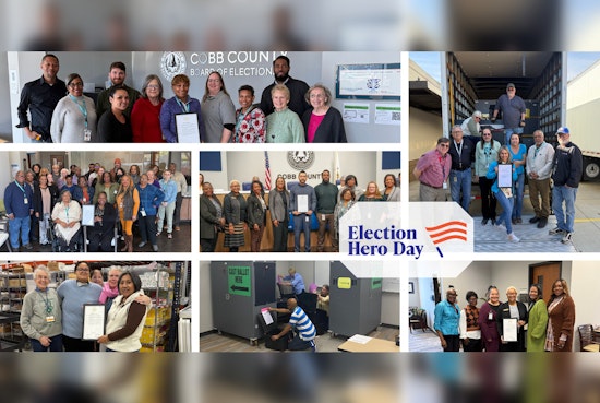 Cobb County Celebrates Unsung Heroes with Election Hero Day Proclamation