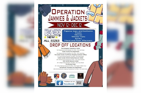 Cocke County Rallies to Clothe Children in Need with "Operation Jammies & Jackets" Campaign