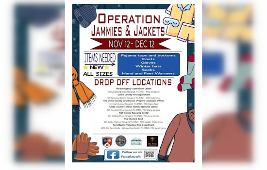 Cocke County Rallies to Clothe Children in Need with "Operation Jammies & Jackets" Campaign