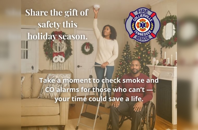 Collierville Fire & Rescue Promotes Safety During Holidays with 'Gift of Time' Community Initiative