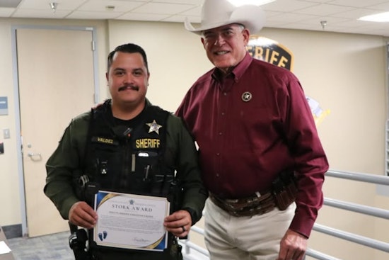 Collin County Deputy Honored with First-Ever Stork Award for Delivering Baby in Emergency