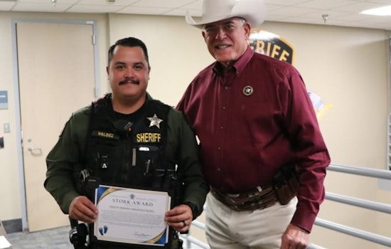 Collin County Deputy Honored with First-Ever Stork Award for Delivering Baby in Emergency