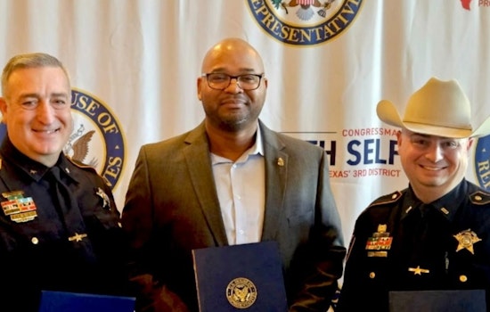 Collin County Sheriff's Veterans Lauded with Congressional Veteran Commendation in McKinney, Texas