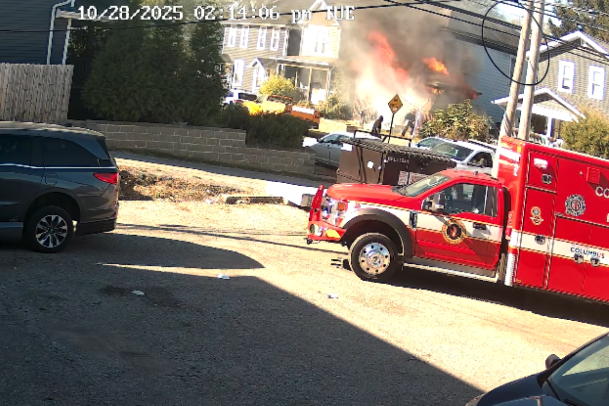 Columbus Fire Lieutenant Hailed as Hero for Saving Dog Amid House Fire