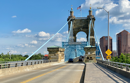 Commuters Diverted as Roebling Suspension Bridge Closes After Accident in Cincinnati