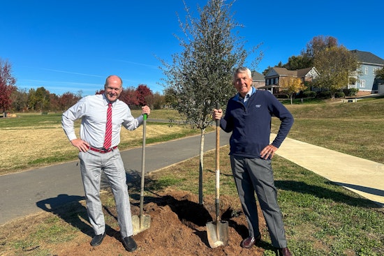 Concord Officials Plant Oaks in Dorton Park, City Earns Sixth Tree City USA Honor