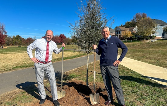 Concord Officials Plant Oaks in Dorton Park, City Earns Sixth Tree City USA Honor