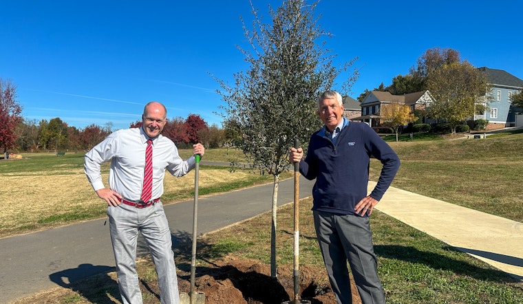Concord Officials Plant Oaks in Dorton Park, City Earns Sixth Tree City USA Honor