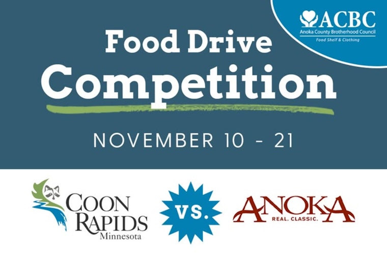 Coon Rapids vs. Anoka: Minnesota Mayors Spark Friendly Food Drive Challenge to Aid Local Charity