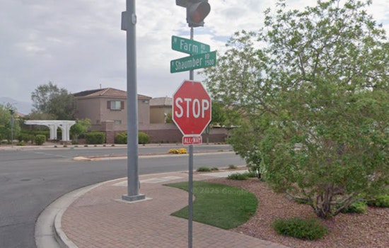 Crash Blocks Shaumber Road Near Grand Teton In Las Vegas