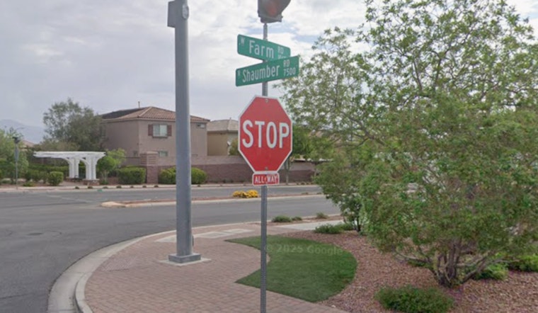 Crash Blocks Shaumber Road Near Grand Teton In Las Vegas