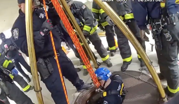 Daring Rescue in Washington Heights as First Responders Save Construction Worker After 30-Foot Manhole Fall