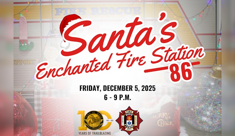 Davie's Fire Station 86 to Host Santa’s Enchanted Fire Station Event, Encourages Toy Donations for Needy Children