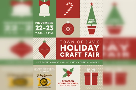 Davie's Holiday Craft Fair Set to Dazzle South Florida with Over 100 Vendors at Bergeron Rodeo Grounds