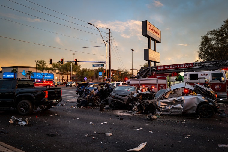 Deadly 12-Vehicle Pileup in Las Vegas Claims 2 Lives and Injures Multiple as Driver Faces Reckless Driving Charges