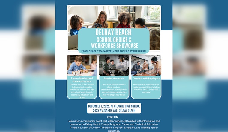 Delray Beach Hosts School Choice & Workforce Showcase to Connect Students with Educational and Career Paths