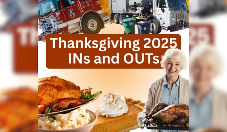 Denton Announces City Office Closures and Waste Collection Schedule for Thanksgiving Holiday
