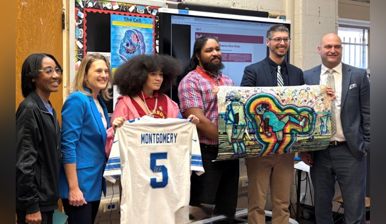 Detroit Eighth Grader Inaya Smith Wins Lions' "Color The Roar" Coloring Contest