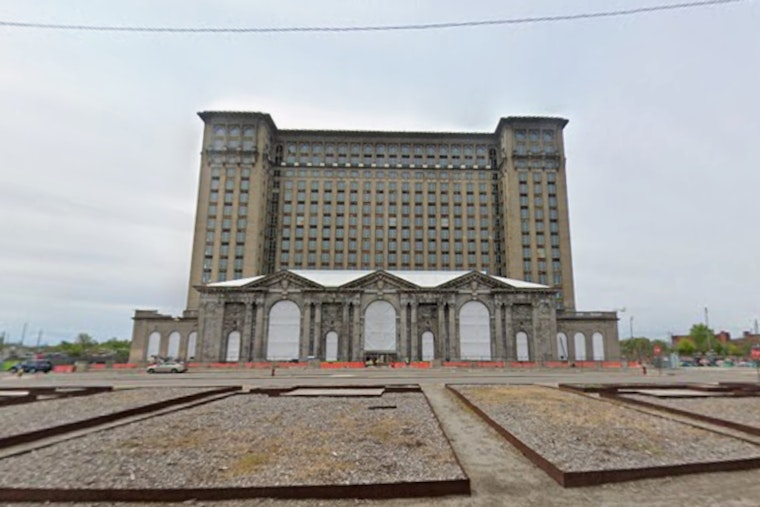 Detroiters Delight in Glimpse of CPKC Holiday Train at Michigan Central Station