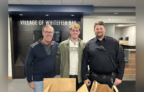 Doc's Smokehouse Delivers Thanksgiving Feast to Whitefish Bay Police and North Shore Fire/Rescue