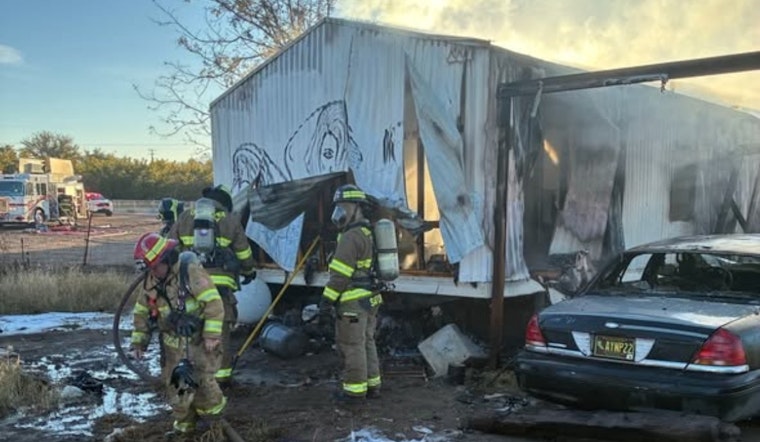 Doña Ana Fire Rescue Tackles Early Morning Blaze, Prevents Injuries and Further Damage
