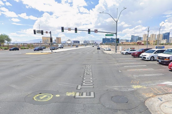 Driver in Critical Condition After Sedan Crashes into Light Pole Near Las Vegas Airport