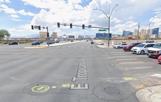 Driver in Critical Condition After Sedan Crashes into Light Pole Near Las Vegas Airport