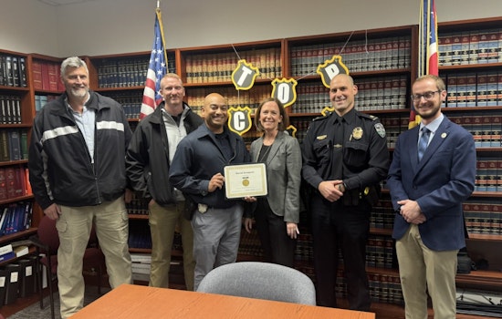 Dublin Detective Honored as Delaware County's 'Top Cop' for Role in Dismantling National Burglary Ring