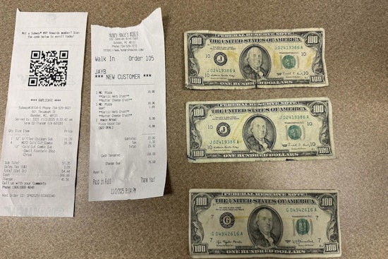 Dundee Police Warn of Counterfeit $100 Bills Circulating in Southeast Michigan Fast-Food Outlets