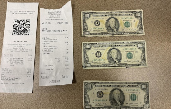 Dundee Police Warn of Counterfeit $100 Bills Circulating in Southeast Michigan Fast-Food Outlets