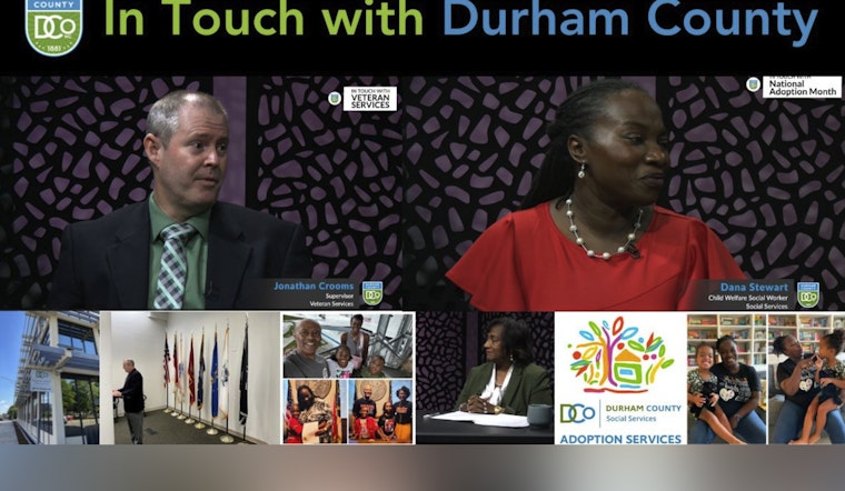 Durham County's "In Touch" Show Spotlights Veteran Support and Foster Care Initiatives in November Episode