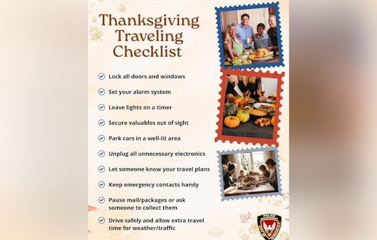 Durham Police Offer Travel Safety Tips to Residents for Thanksgiving Holiday
