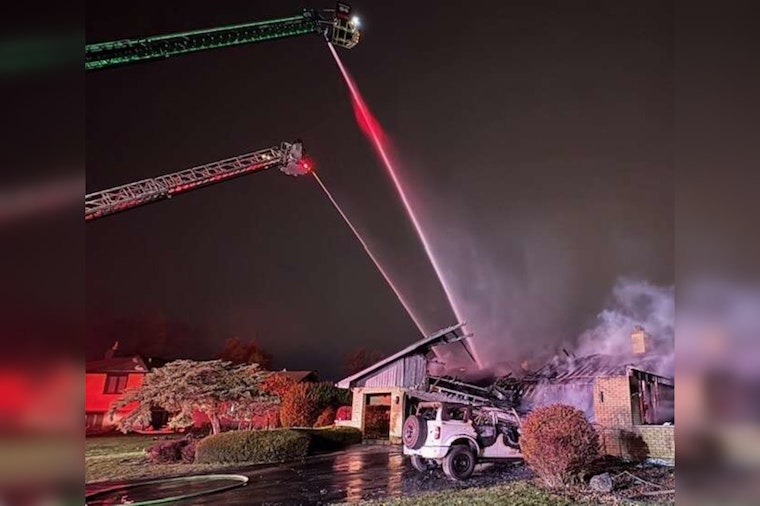 Early Morning Garage Fire Leaves Oak Brook Home Uninhabitable; No Injuries Reported