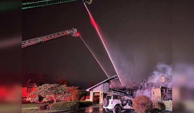 Early Morning Garage Fire Leaves Oak Brook Home Uninhabitable; No Injuries Reported